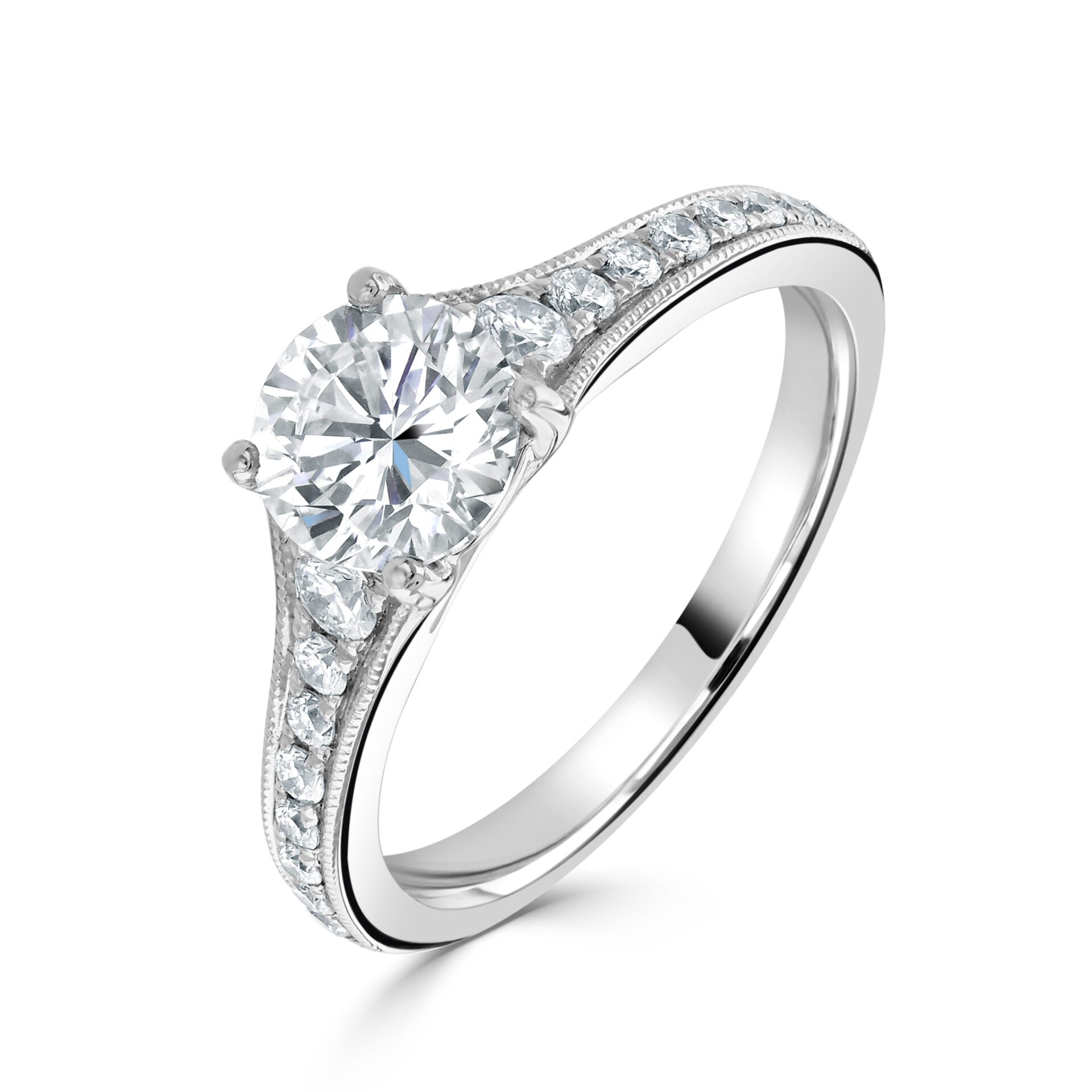 Diamond Pinnatum Ring