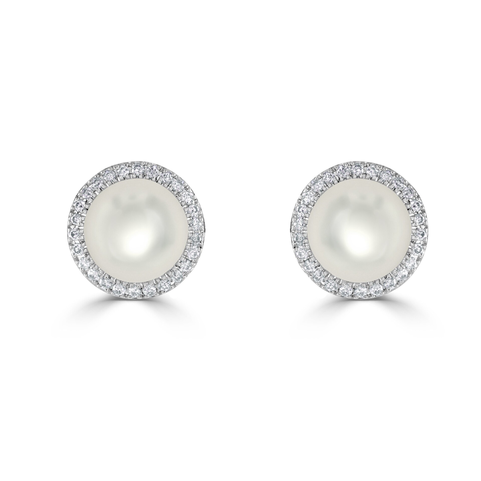 Pearl Celosia Stud Earrings
