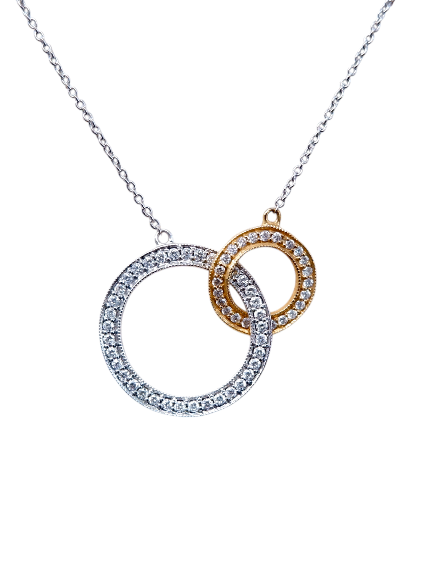 Diamond Begonia Pendant