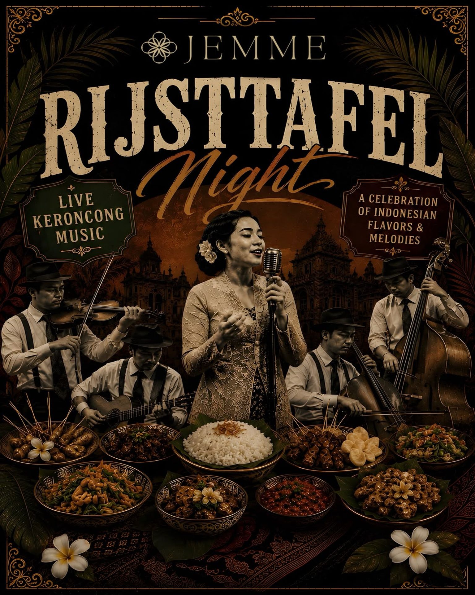 Rijsttafel Night - Keroncong Live Music - Jemme Restaurant Seminyak