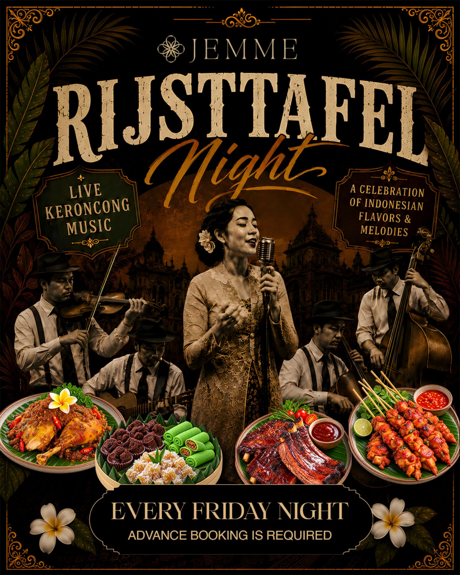 Rijsttafel Night - A Feast Through the Archipelago - Jemme Restaurant Seminyak